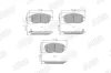 Bremsbelagsatz, Scheibenbremse Vorderachse JURID 572380J Bild Bremsbelagsatz, Scheibenbremse Vorderachse JURID 572380J