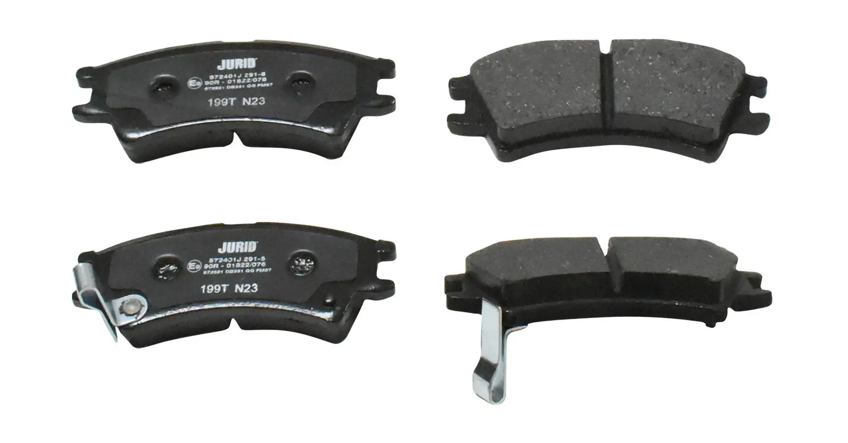 Bremsbelagsatz, Scheibenbremse Vorderachse JURID 572401J