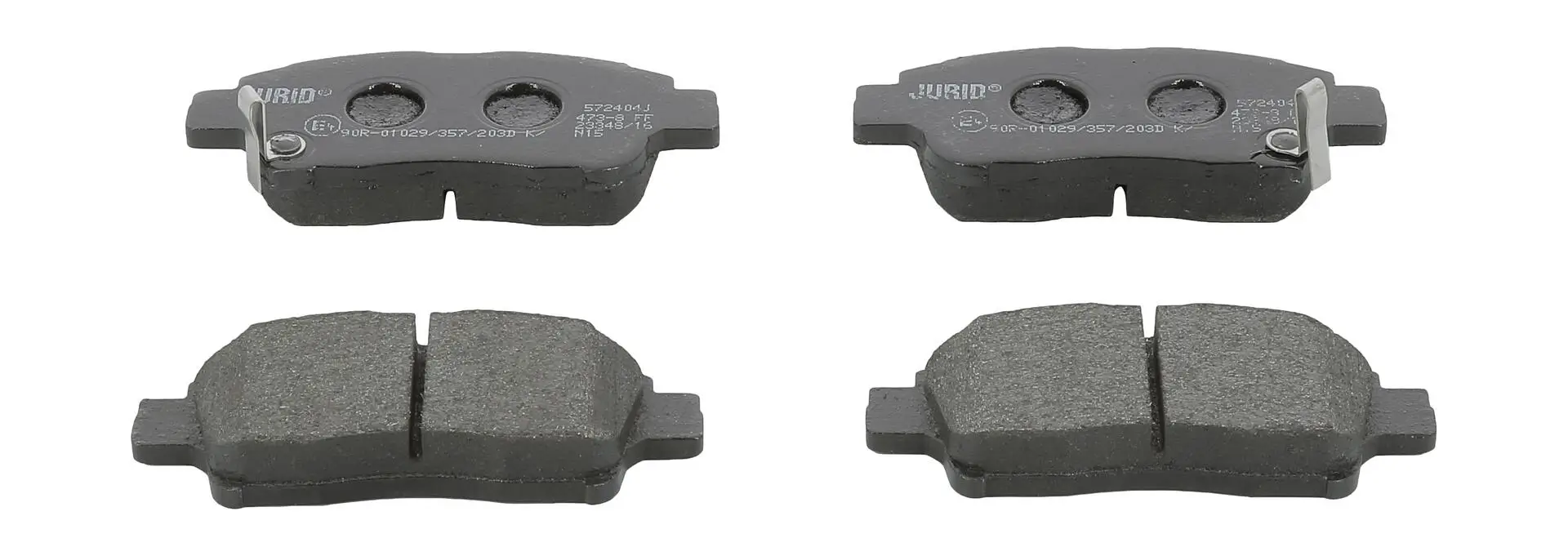 Bremsbelagsatz, Scheibenbremse Vorderachse JURID 572404J