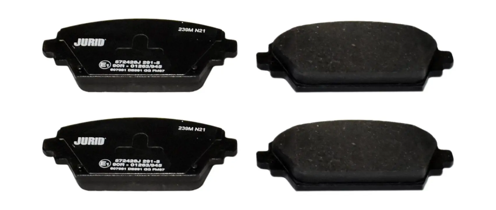 Bremsbelagsatz, Scheibenbremse Vorderachse JURID 572428J
