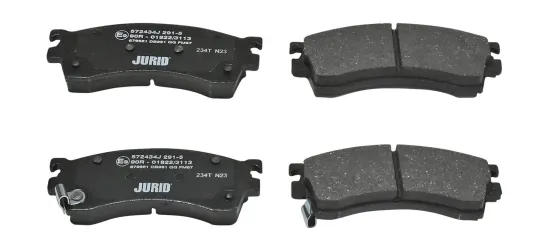 Bremsbelagsatz, Scheibenbremse Vorderachse JURID 572434J Bild Bremsbelagsatz, Scheibenbremse Vorderachse JURID 572434J