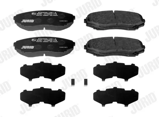 Bremsbelagsatz, Scheibenbremse JURID 572435J Bild Bremsbelagsatz, Scheibenbremse JURID 572435J