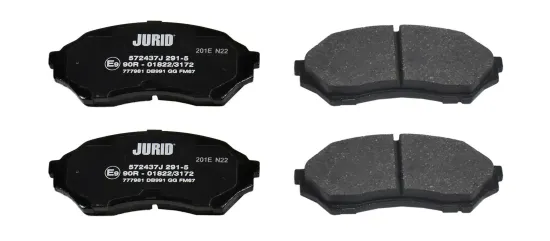 Bremsbelagsatz, Scheibenbremse Vorderachse JURID 572437J Bild Bremsbelagsatz, Scheibenbremse Vorderachse JURID 572437J