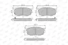 Bremsbelagsatz, Scheibenbremse Vorderachse JURID 572444J