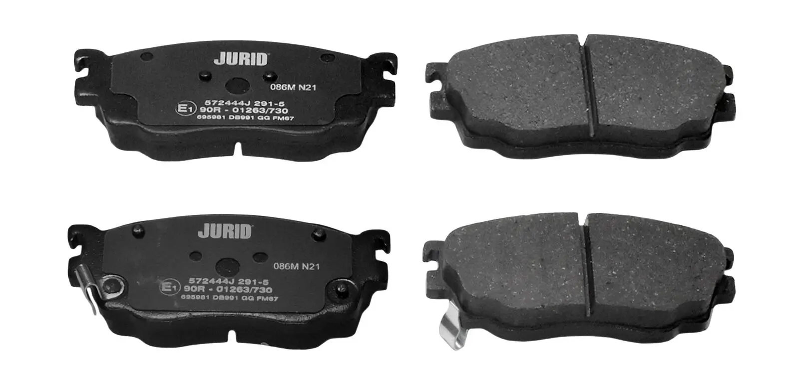 Bremsbelagsatz, Scheibenbremse Vorderachse JURID 572444J