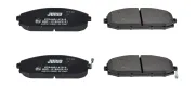 Bremsbelagsatz, Scheibenbremse Vorderachse JURID 572448J