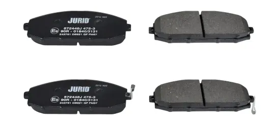 Bremsbelagsatz, Scheibenbremse Vorderachse JURID 572448J Bild Bremsbelagsatz, Scheibenbremse Vorderachse JURID 572448J