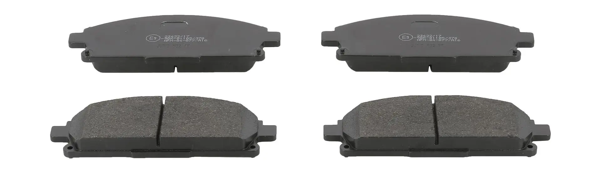 Bremsbelagsatz, Scheibenbremse Vorderachse JURID 572466J