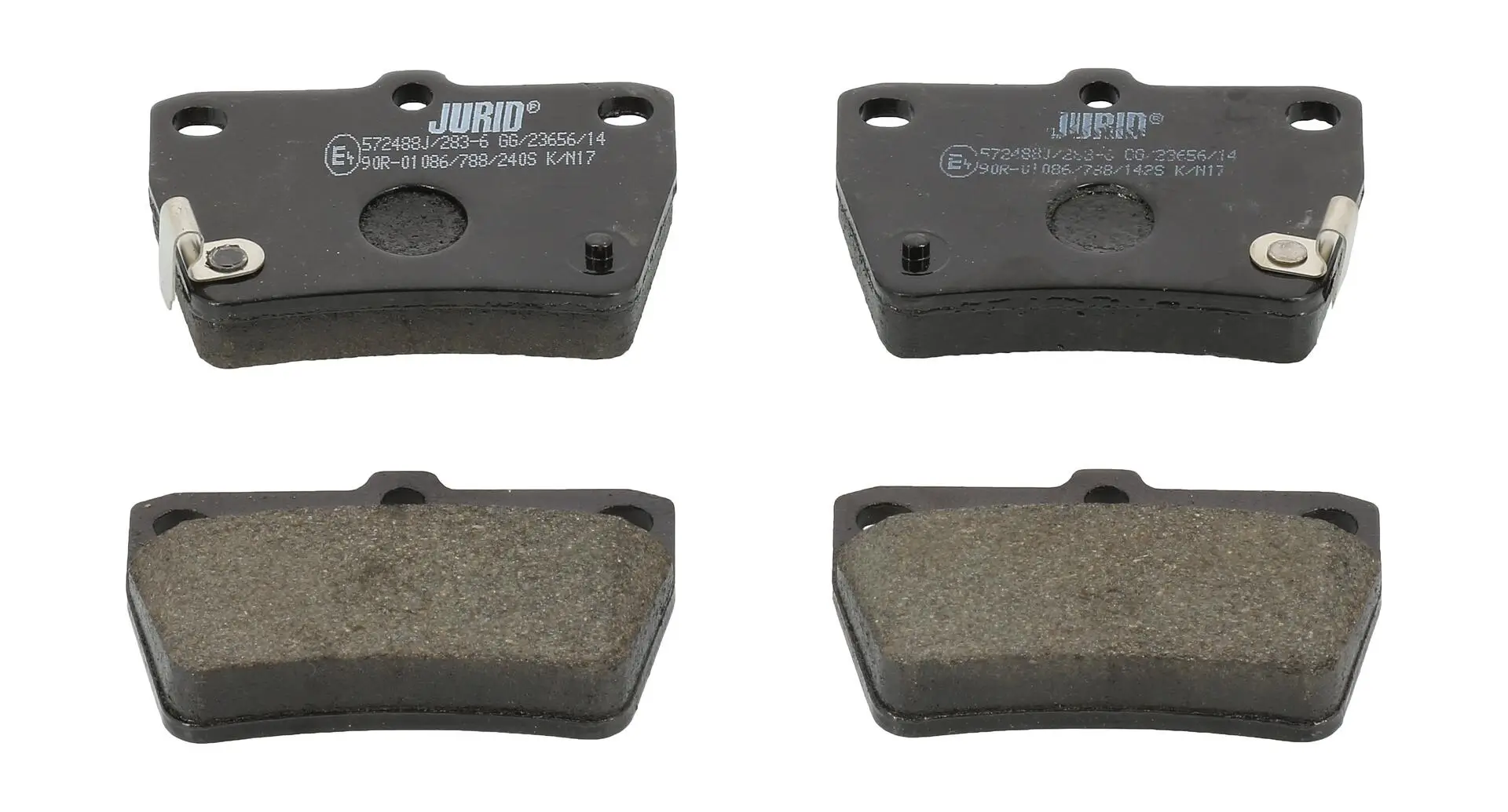 Bremsbelagsatz, Scheibenbremse Hinterachse JURID 572488J