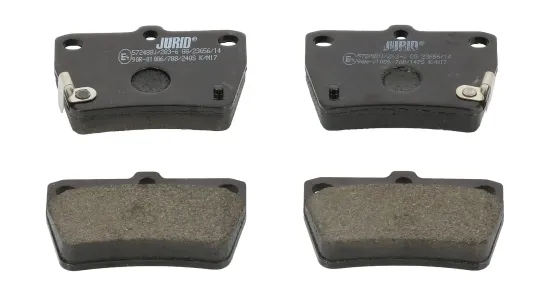 Bremsbelagsatz, Scheibenbremse Hinterachse JURID 572488J Bild Bremsbelagsatz, Scheibenbremse Hinterachse JURID 572488J