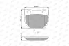 Bremsbelagsatz, Scheibenbremse Hinterachse JURID 572494J Bild Bremsbelagsatz, Scheibenbremse Hinterachse JURID 572494J