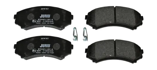 Bremsbelagsatz, Scheibenbremse JURID 572497J Bild Bremsbelagsatz, Scheibenbremse JURID 572497J