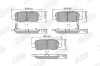 Bremsbelagsatz, Scheibenbremse Hinterachse JURID 572501J Bild Bremsbelagsatz, Scheibenbremse Hinterachse JURID 572501J