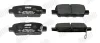 Bremsbelagsatz, Scheibenbremse Hinterachse JURID 572501J Bild Bremsbelagsatz, Scheibenbremse Hinterachse JURID 572501J