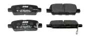 Bremsbelagsatz, Scheibenbremse Hinterachse JURID 572501J
