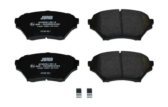 Bremsbelagsatz, Scheibenbremse Vorderachse JURID 572502J Bild Bremsbelagsatz, Scheibenbremse Vorderachse JURID 572502J