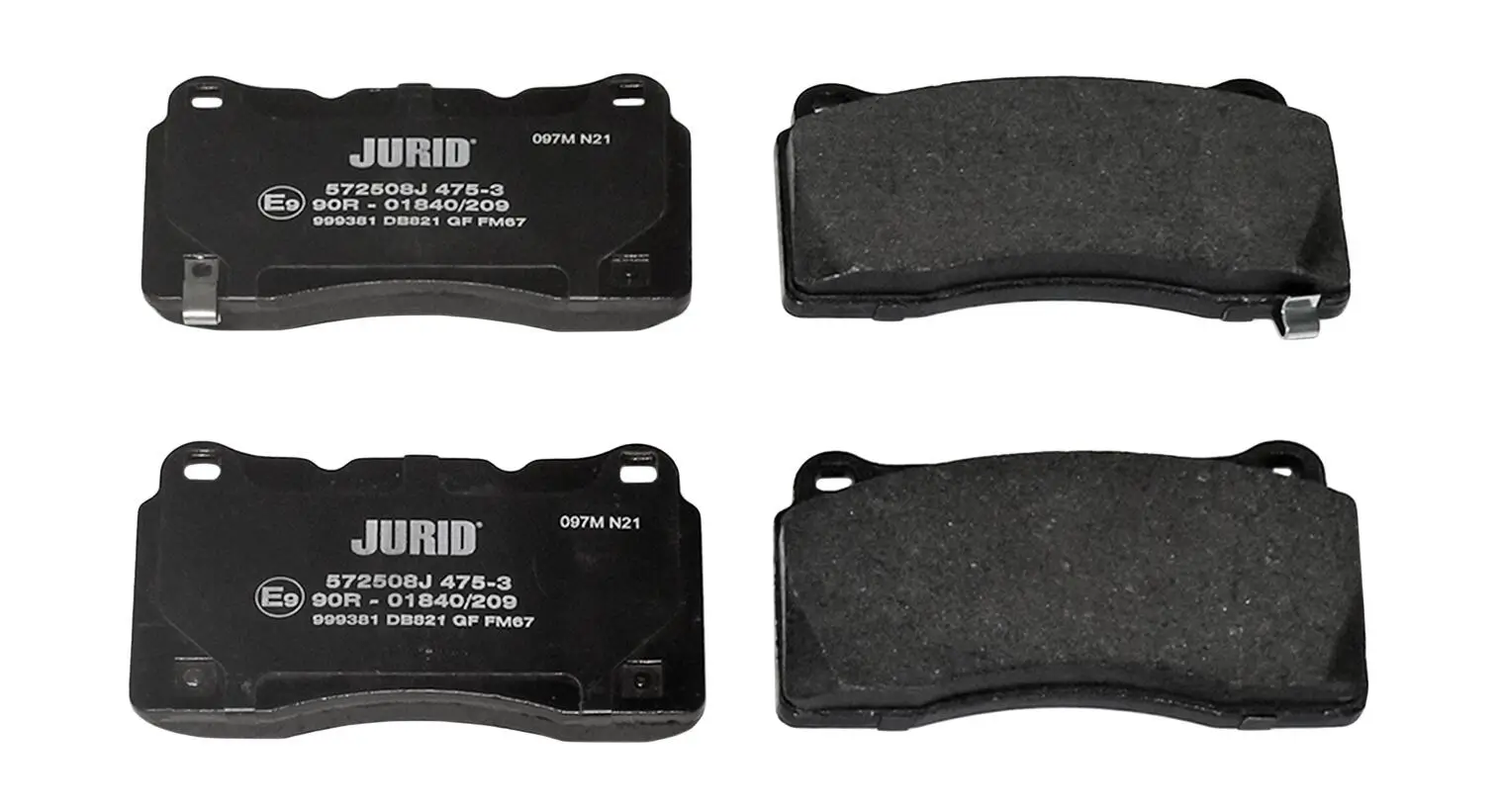 Bremsbelagsatz, Scheibenbremse Vorderachse JURID 572508J