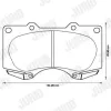 Bremsbelagsatz, Scheibenbremse JURID 572515J Bild Bremsbelagsatz, Scheibenbremse JURID 572515J