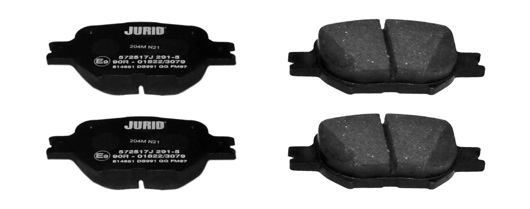Bremsbelagsatz, Scheibenbremse Vorderachse JURID 572517J