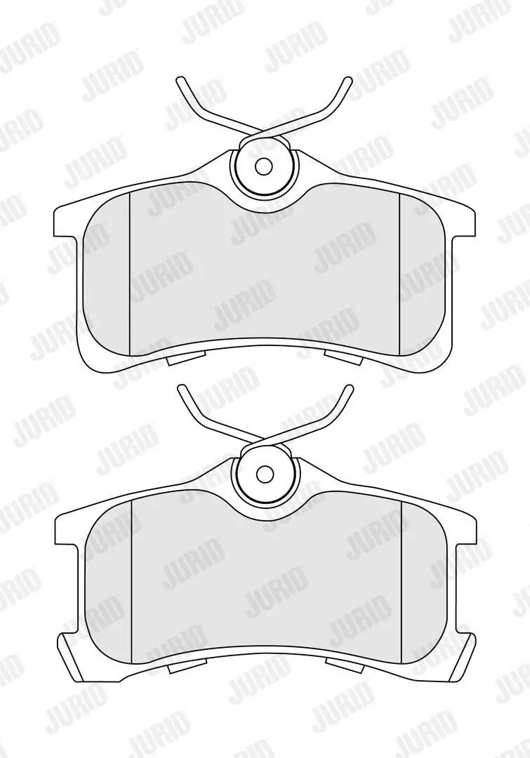 Bremsbelagsatz, Scheibenbremse JURID 572520J