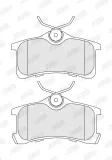 Bremsbelagsatz, Scheibenbremse JURID 572520J