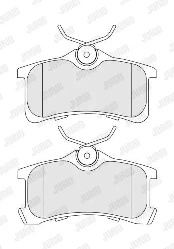 Bremsbelagsatz, Scheibenbremse JURID 572520J Bild Bremsbelagsatz, Scheibenbremse JURID 572520J