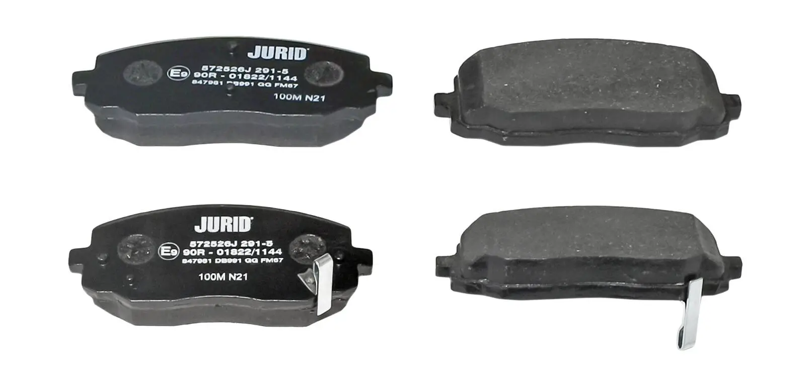 Bremsbelagsatz, Scheibenbremse Vorderachse JURID 572526J