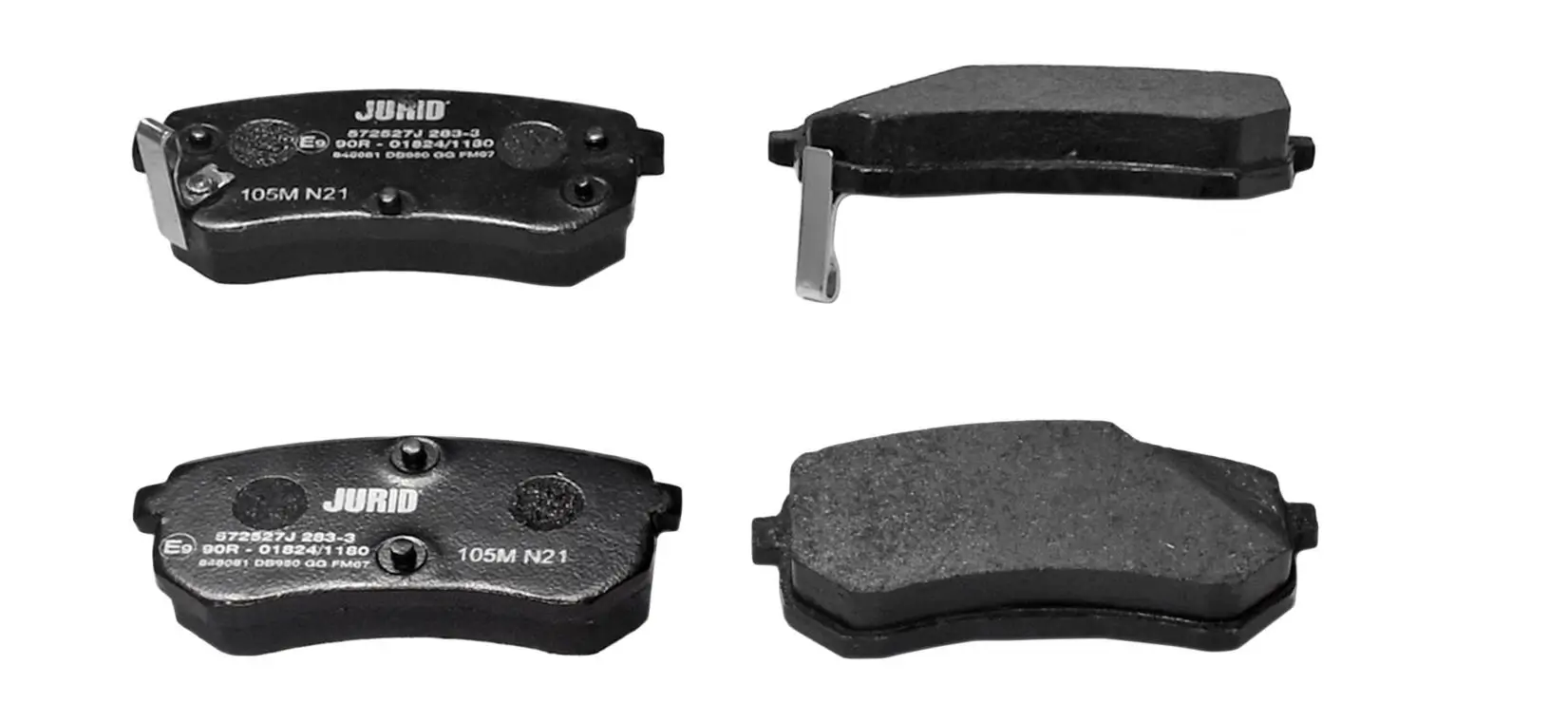 Bremsbelagsatz, Scheibenbremse Hinterachse JURID 572527J