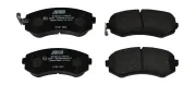 Bremsbelagsatz, Scheibenbremse JURID 572541J