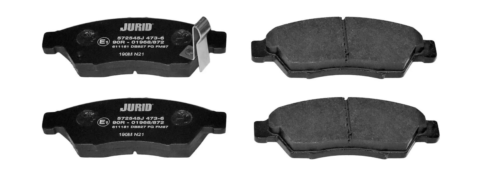 Bremsbelagsatz, Scheibenbremse Vorderachse JURID 572545J