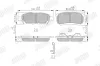 Bremsbelagsatz, Scheibenbremse Hinterachse JURID 572547J Bild Bremsbelagsatz, Scheibenbremse Hinterachse JURID 572547J