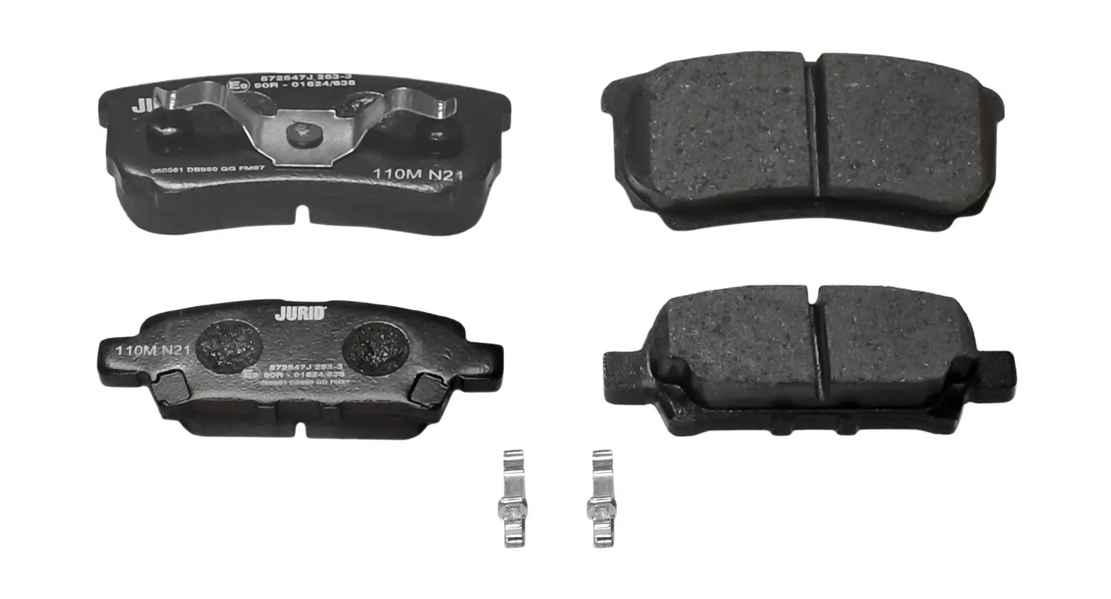 Bremsbelagsatz, Scheibenbremse Hinterachse JURID 572547J