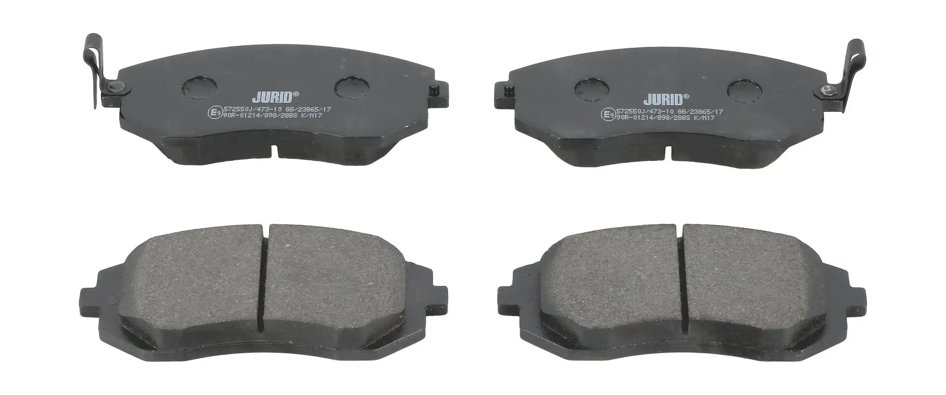 Bremsbelagsatz, Scheibenbremse Vorderachse JURID 572550J