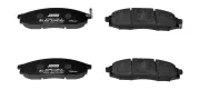 Bremsbelagsatz, Scheibenbremse Vorderachse JURID 572551J