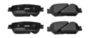 Bremsbelagsatz, Scheibenbremse JURID 572553J