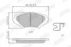 Bremsbelagsatz, Scheibenbremse Vorderachse JURID 572555J Bild Bremsbelagsatz, Scheibenbremse Vorderachse JURID 572555J