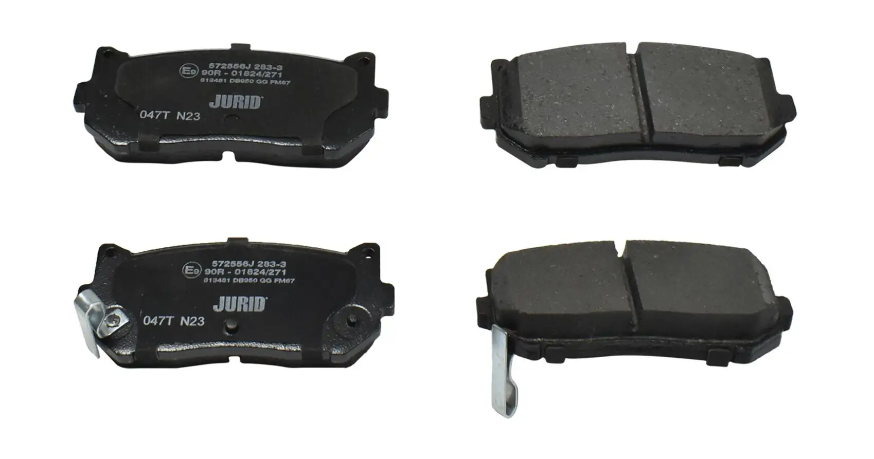 Bremsbelagsatz, Scheibenbremse Hinterachse JURID 572556J