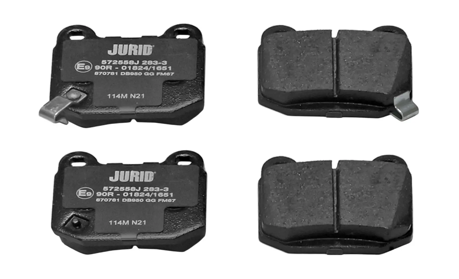 Bremsbelagsatz, Scheibenbremse JURID 572558J