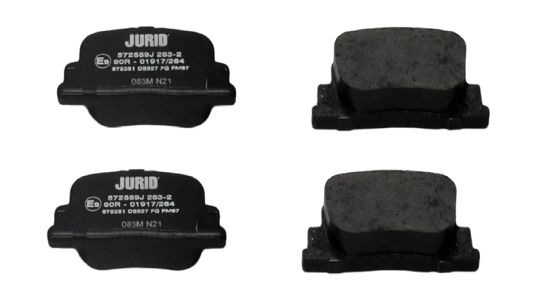 Bremsbelagsatz, Scheibenbremse Hinterachse JURID 572559J