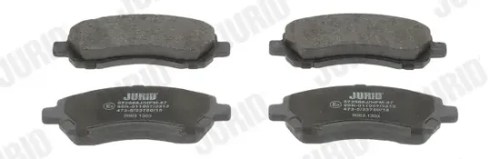 Bremsbelagsatz, Scheibenbremse Vorderachse JURID 572566J Bild Bremsbelagsatz, Scheibenbremse Vorderachse JURID 572566J