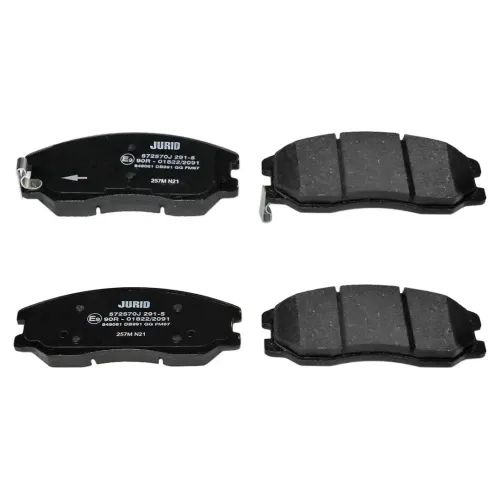 Bremsbelagsatz, Scheibenbremse Vorderachse JURID 572570J Bild Bremsbelagsatz, Scheibenbremse Vorderachse JURID 572570J