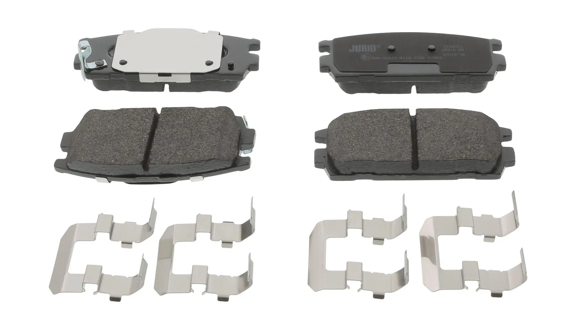 Bremsbelagsatz, Scheibenbremse Hinterachse JURID 572581J