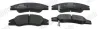 Bremsbelagsatz, Scheibenbremse Vorderachse JURID 572585J Bild Bremsbelagsatz, Scheibenbremse Vorderachse JURID 572585J