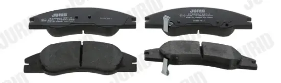 Bremsbelagsatz, Scheibenbremse Vorderachse JURID 572585J Bild Bremsbelagsatz, Scheibenbremse Vorderachse JURID 572585J