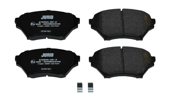 Bremsbelagsatz, Scheibenbremse Hinterachse JURID 572597J Bild Bremsbelagsatz, Scheibenbremse Hinterachse JURID 572597J