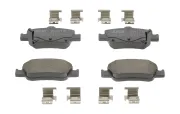 Bremsbelagsatz, Scheibenbremse Hinterachse JURID 572601JC