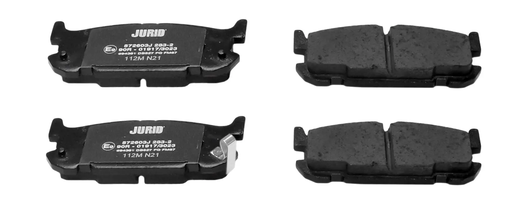 Bremsbelagsatz, Scheibenbremse Hinterachse JURID 572603J