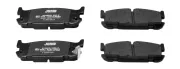 Bremsbelagsatz, Scheibenbremse Hinterachse JURID 572603J