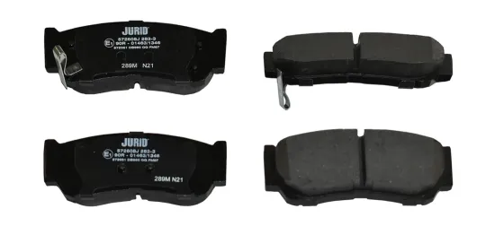 Bremsbelagsatz, Scheibenbremse Hinterachse JURID 572608J Bild Bremsbelagsatz, Scheibenbremse Hinterachse JURID 572608J