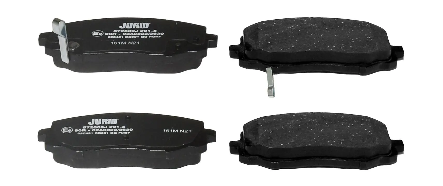 Bremsbelagsatz, Scheibenbremse Vorderachse JURID 572609J